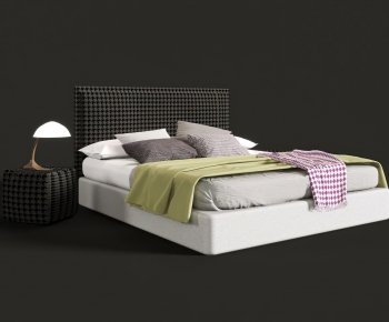 Modern Double Bed-ID:171452054