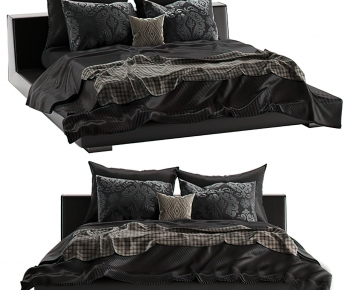Modern Double Bed-ID:614881996