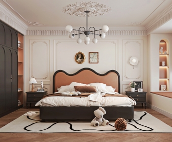 French Style Bedroom-ID:615065102