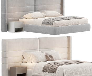 Modern Double Bed-ID:215394028
