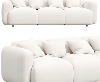 Modern Three-seat Sofa-ID:208148966