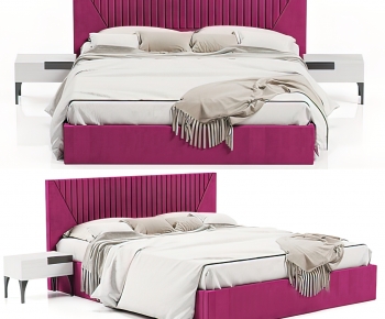 Modern Double Bed-ID:284681084