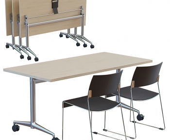 Modern Office Desk And Chair-ID:606580022