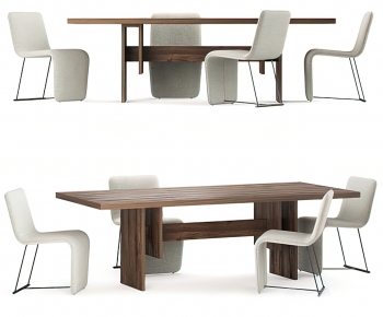 Modern Dining Table And Chairs-ID:691745041