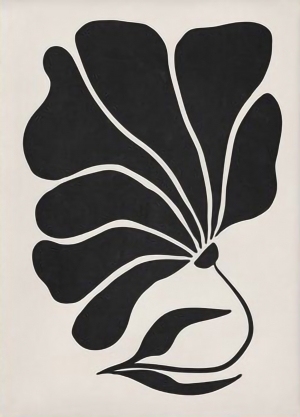 现代黑白艺术抽象画-ID:5898100