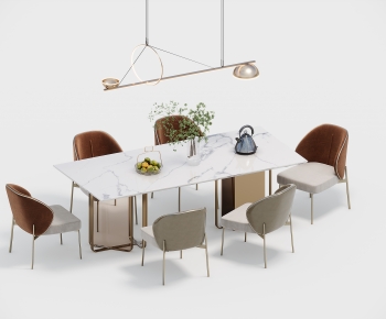 Modern Dining Table And Chairs-ID:567794085