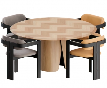 Modern Dining Table And Chairs-ID:955085995