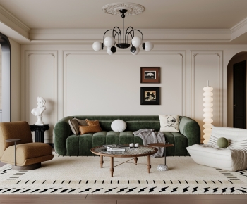 French Style A Living Room-ID:839752916