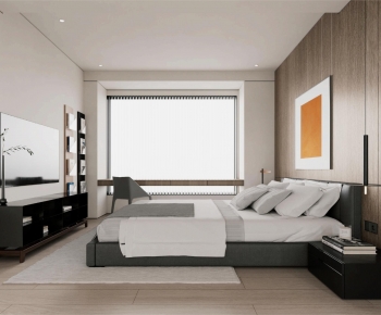 Modern Wabi-sabi Style Bedroom-ID:577919018