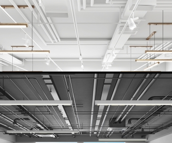Industrial Style Suspended Ceiling-ID:569545032