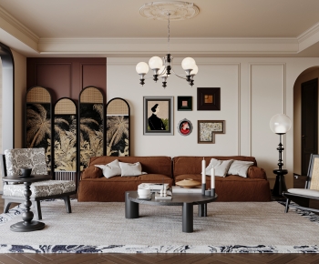 French Style A Living Room-ID:526483064
