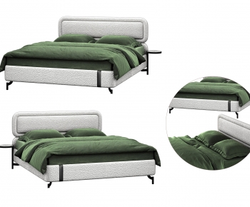 Nordic Style Double Bed-ID:656912095