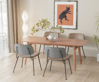 Modern Dining Table And Chairs-ID:156488901