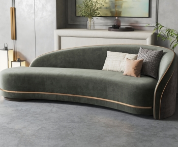 American Style Curved Sofa-ID:316328057