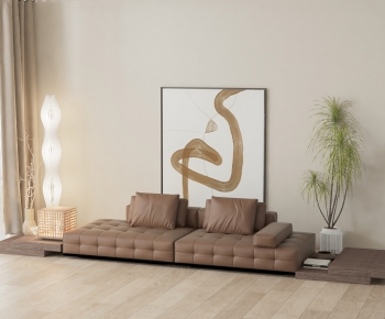 Wabi-sabi Style A Sofa For Two-ID:607810971