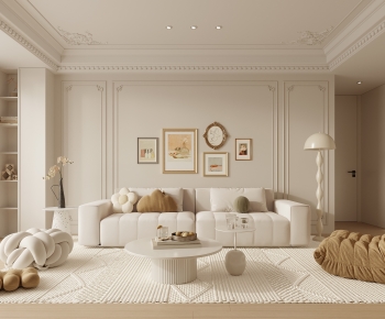French Style A Living Room-ID:704868086