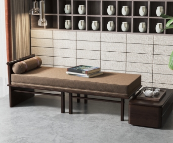 New Chinese Style Sofa Stool-ID:652728084