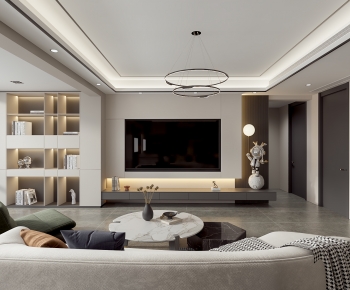 Modern A Living Room-ID:901148087