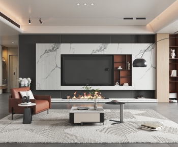 Modern A Living Room-ID:488071928