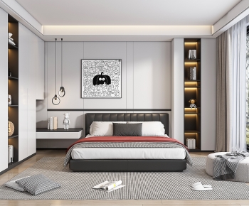 Modern Bedroom-ID:383599043