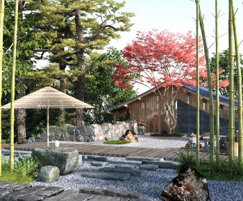 现代中式庭院/景观-ID:123764994