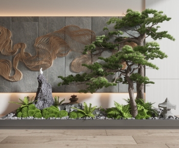 New Chinese Style Plant Landscaping-ID:419533019