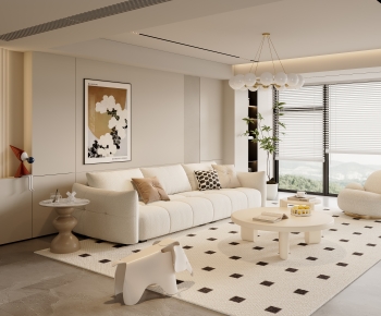 Modern A Living Room-ID:380810024
