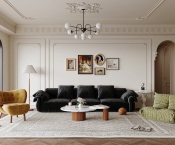 French Style A Living Room-ID:504162076