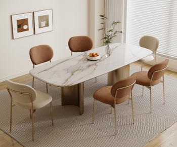 Modern Dining Table And Chairs-ID:504333972