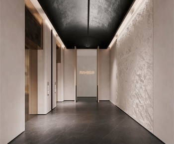 Modern Wabi-sabi Style Corridor/elevator Hall-ID:934300909