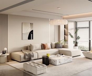 Modern A Living Room-ID:656755922