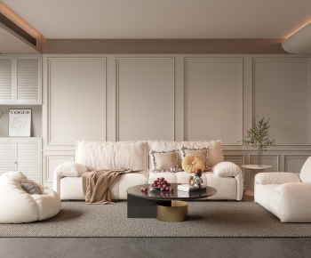 Modern Wabi-sabi Style A Living Room-ID:367877018