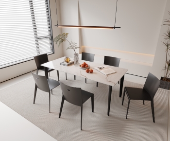 Modern Dining Table And Chairs-ID:288482903