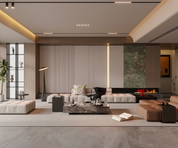 Modern A Living Room-ID:386003972