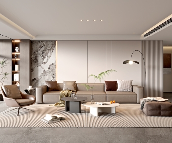Modern A Living Room-ID:815539463