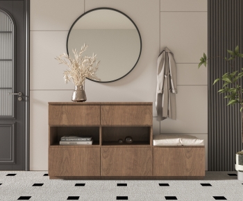 Modern Wabi-sabi Style Bathroom Cabinet-ID:331780969