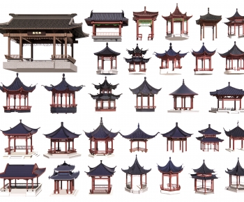 Chinese Style New Chinese Style Pavilion-ID:353696116