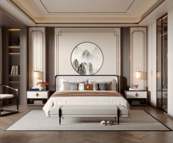 New Chinese Style Bedroom-ID:151611098