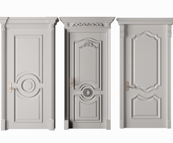 Simple European Style Single Door-ID:110541117