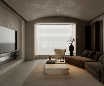 Wabi-sabi Style A Living Room-ID:688740025