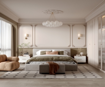 French Style Bedroom-ID:949389962