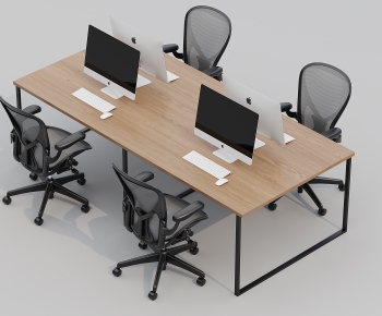 Modern Office Desk And Chair-ID:548223027