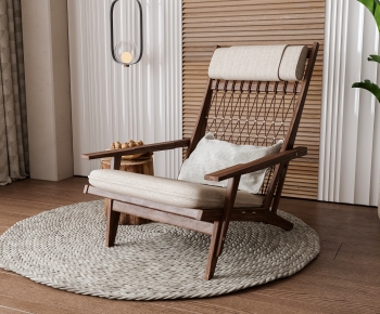 Wabi-sabi Style Lounge Chair-ID:806570055
