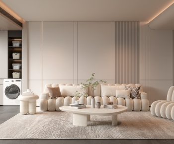 Modern A Living Room-ID:417021049