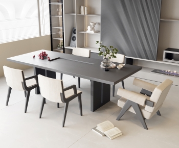 Modern Dining Table And Chairs-ID:290468931
