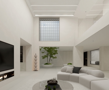 Modern A Living Room-ID:966594937