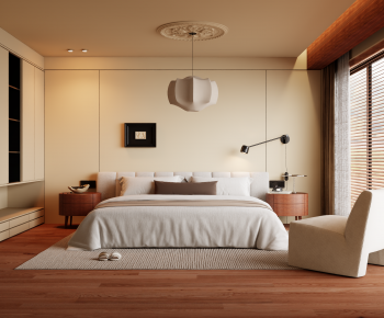 Wabi-sabi Style Bedroom-ID:177180058