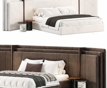 Modern Double Bed-ID:944514044