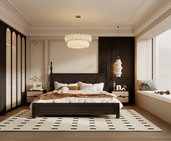 French Style Bedroom-ID:741579544