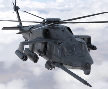 现代黑鹰武装直升机-ID:680632112